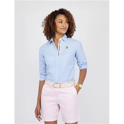 LONG SLEEVE SOLID STRETCH OXFORD SHIRT