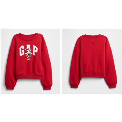GapKids × Disney Minnie Mouse Oversized Logo Sweatshirt