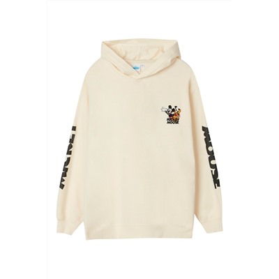 Sudadera con capucha Mickey y Pluto Disney Crudo