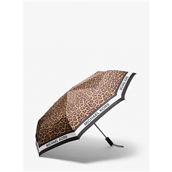 Michael Kors Outlet Leopard Print Umbrella