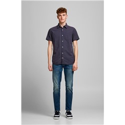 Camisa regular fit Azul marino