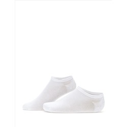 Erkek Bambu Karışımlı 3'lü Paket Gri Patik Basic Çorap