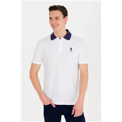 Erkek Beyaz Polo Yaka Tişört