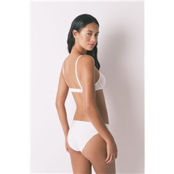 Braga clásica clean cut blanco