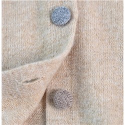 Женский вязаный кардиган из овечьей шерсти с геометрическим узором