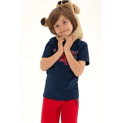 Erkek Çocuk Lacivert Pijama Takımı