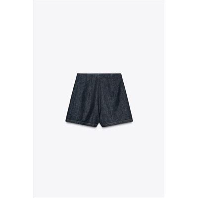 FALDA PANTALÓN Z1975 MINI DENIM ABERTURA