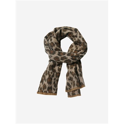 Мягкий стильный женский шарф/палантин с леопардовым принтом  Zar*a 💤