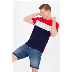 Erkek Lacivert Bisiklet Yaka Tişört