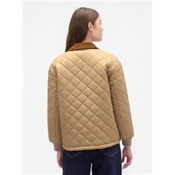 Relaxed Quilted Nylon Jacket