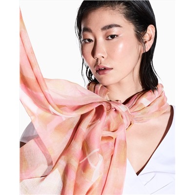 Patterned fabric scarf