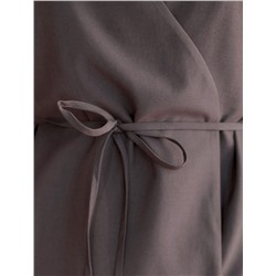 Жилет на запАх с поясом из плотного лиоцелла