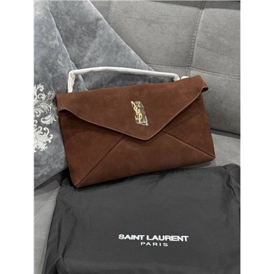 Женская стильная новая сумка-конверт из натуральной замши