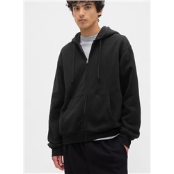 Adult Vintage Soft Oversized Zip Hoodie