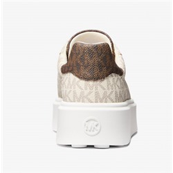 Michael Kors Outlet Romey Two-Tone Logo Platform Sneaker