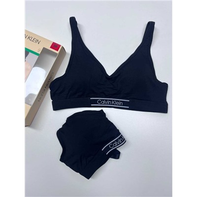 Комплект нижнего белья на тонких бретельках  (2 шт) 🤍  Внутри на флисе СК