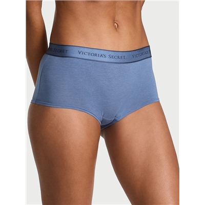 Logo Cotton Boyshort Panty