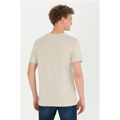 Erkek Taş Bisiklet Yaka Tişört