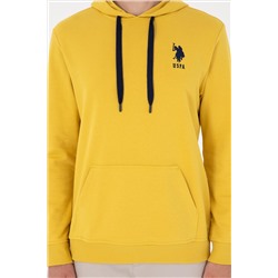 Erkek Sarı Basic Sweatshirt