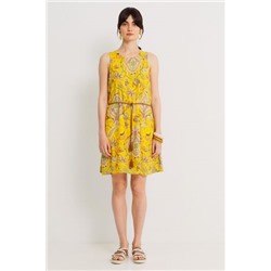 Vestido fluido estampado