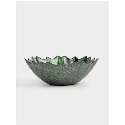 Салатник, 16х5 см, 450 мл, стекло, зеленый, Seville