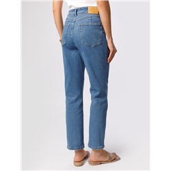 Укороченные джинсы из эластичного денима