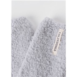 Haussocken in Teddy-Optik