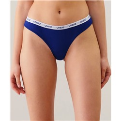 Culotte de algodón azul
