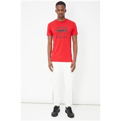 Camiseta super slim fit - Rojo