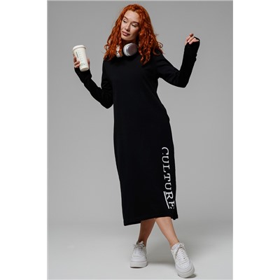 8520 Платье с капюшоном