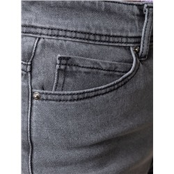 Укороченные прямые джинсы с эластаном