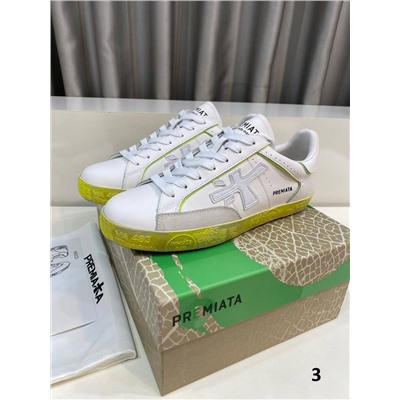 Кроссовки с контрастной яркой подошвой  4 цвета ПРЕМИА*ТА