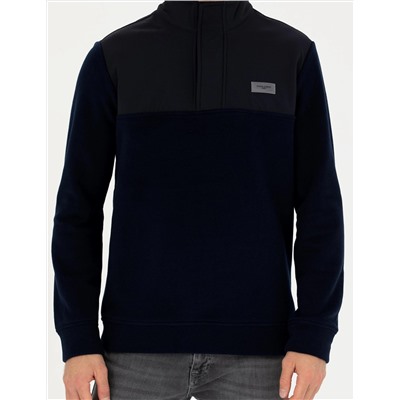 Lacivert Regular Fit Sweatshirt