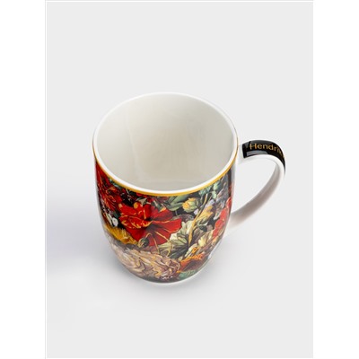 Кружка, 400 мл, Натюрморт с маками, Х. Рейкерс