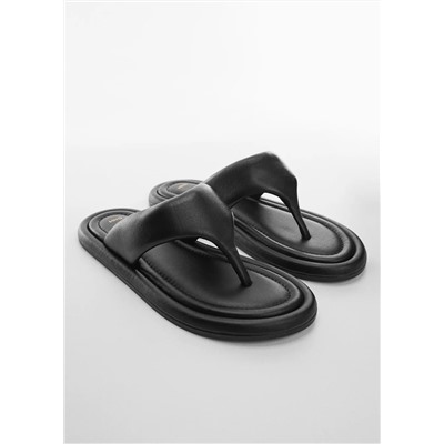 Sandalias piel tiras