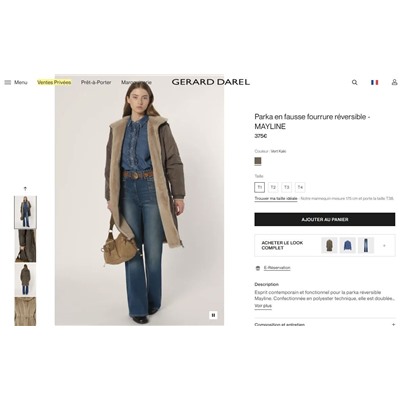 Двусторонняя женская парка GERAR*D DARE*L