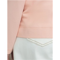 Базовый лонгслив из премиального хлопка с эластаном