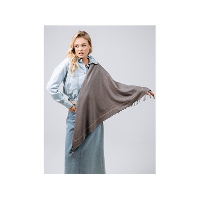 Платок Lanotti двухсторонний Сердце природы терракот/№61