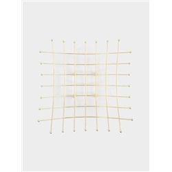 Корзина для фруктов, 28 см, металл, золотистая, Паутина, Spin