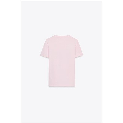 SLOGAN RIPPED COTTON T-SHIRT