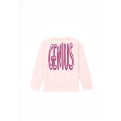 Kız Çocuk Toz Pembe Sweatshirt