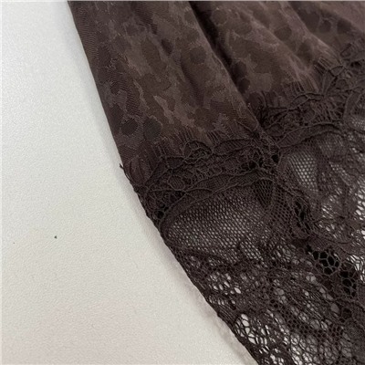 Женское кружевное платье-комбинация из жаккардового атласа РЕЗЕРВЕ*Д