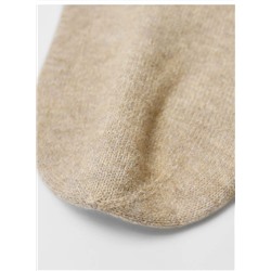 Легкая вязаная шапка унисекс со светоотражающей наклейкой логотипа бренда  AL*O