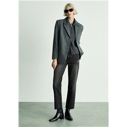 Jeans Blanca rectos crop