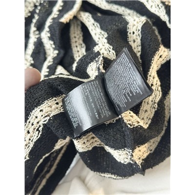 Женский ажурный вязаный топ поло   Н*М