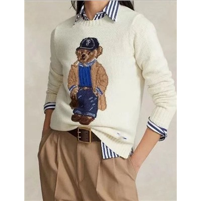 Классический шерстяной вязаный свитер РАЛЬ*Ф Л