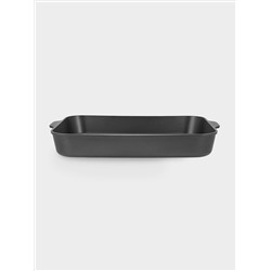 Форма для запекания, 38x28.5x5.5 см, чёрная, с покрытием, Agile