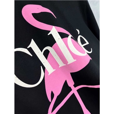 Стильная женская футболка классического кроя  Chlo*e