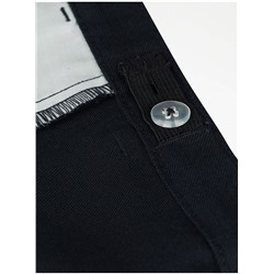 Boys Navy Slim Leg School Trousers 2 Pack