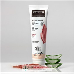 Cattier Argile Rose Masque Extrait de Lin Brun 100ml